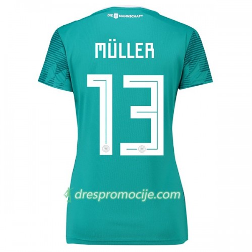 Njemačka Dres MUller 13 Ženska Gostujući Svjetsko prvenstvo 2018 Njemačka Dres MUller 13 Ženska Gostujući Svjetsko prvenstvo 2018